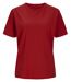 T-shirt manches courtes - JACK&JONES - Femme - JJ3914 - rouge lipstick