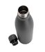 Stainless steel 750ml water bottle one size grey XD Collection-3