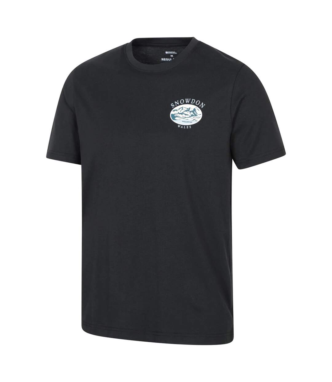 Mens Snowdon Short-sleeved T-shirt Black Mountain Warehouse-3