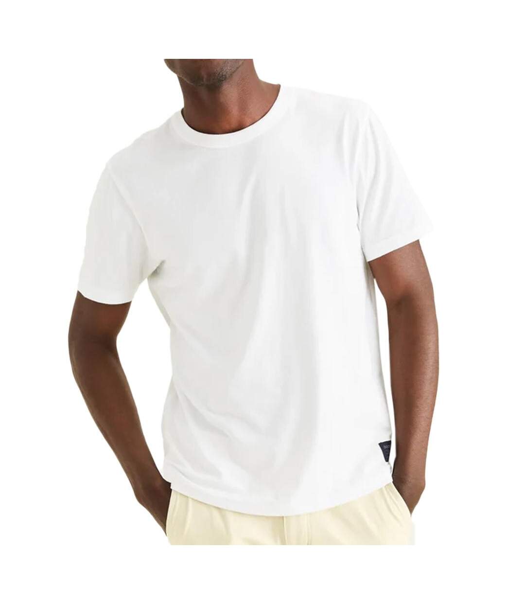 T-shirt Blanc Homme Dockers Original - S