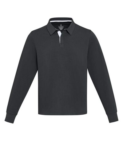 Polo sweat clyde adulte noir uni Elevate