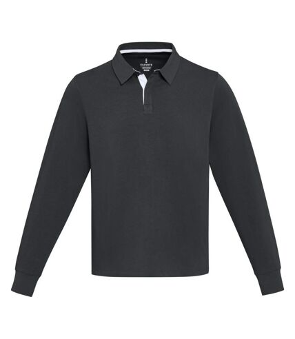 Polo sweat clyde adulte noir uni Elevate