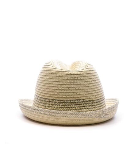 Chapeau Beige Femme Emeraude Borsalino - Taille unique