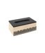 Boîte à Mouchoir Déco Mirage 24cm Noir-2