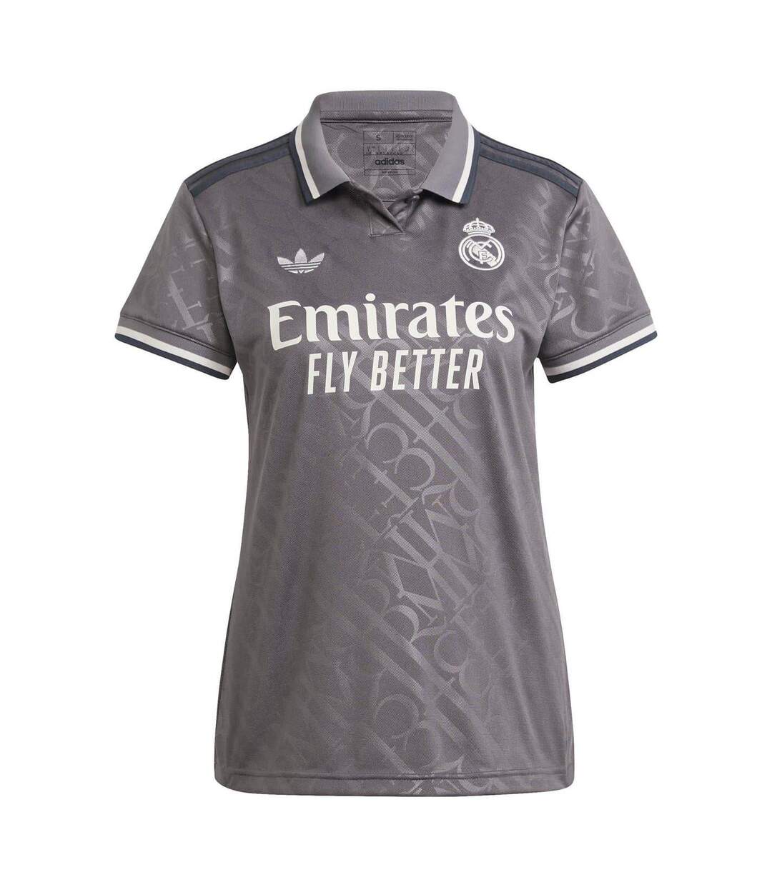 Maillot Motif/style Real Madrid Cf Femme Anthracite Adidas-2