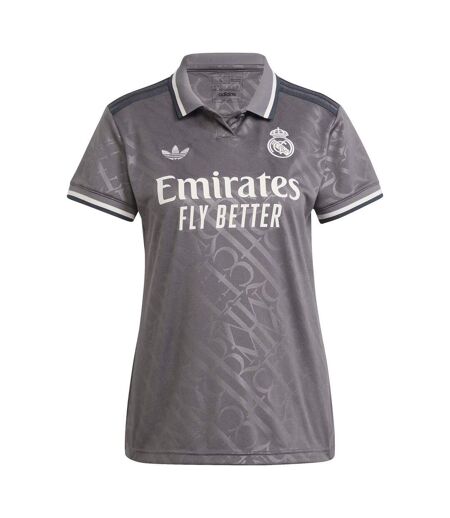 Maillot Motif/style Real Madrid Cf Femme Anthracite Adidas