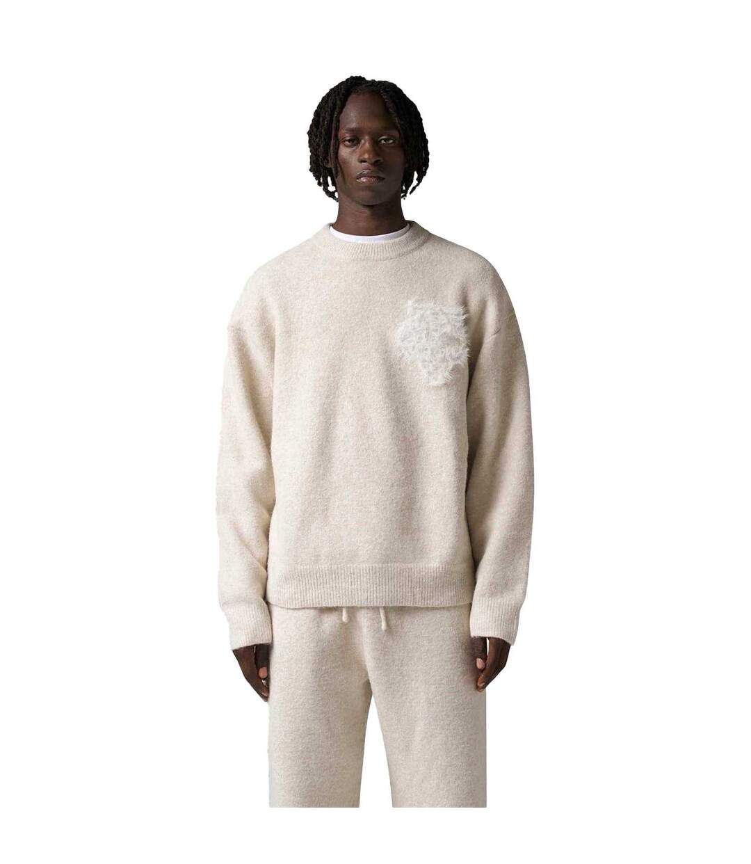 Pull Homme Beige Couture-4