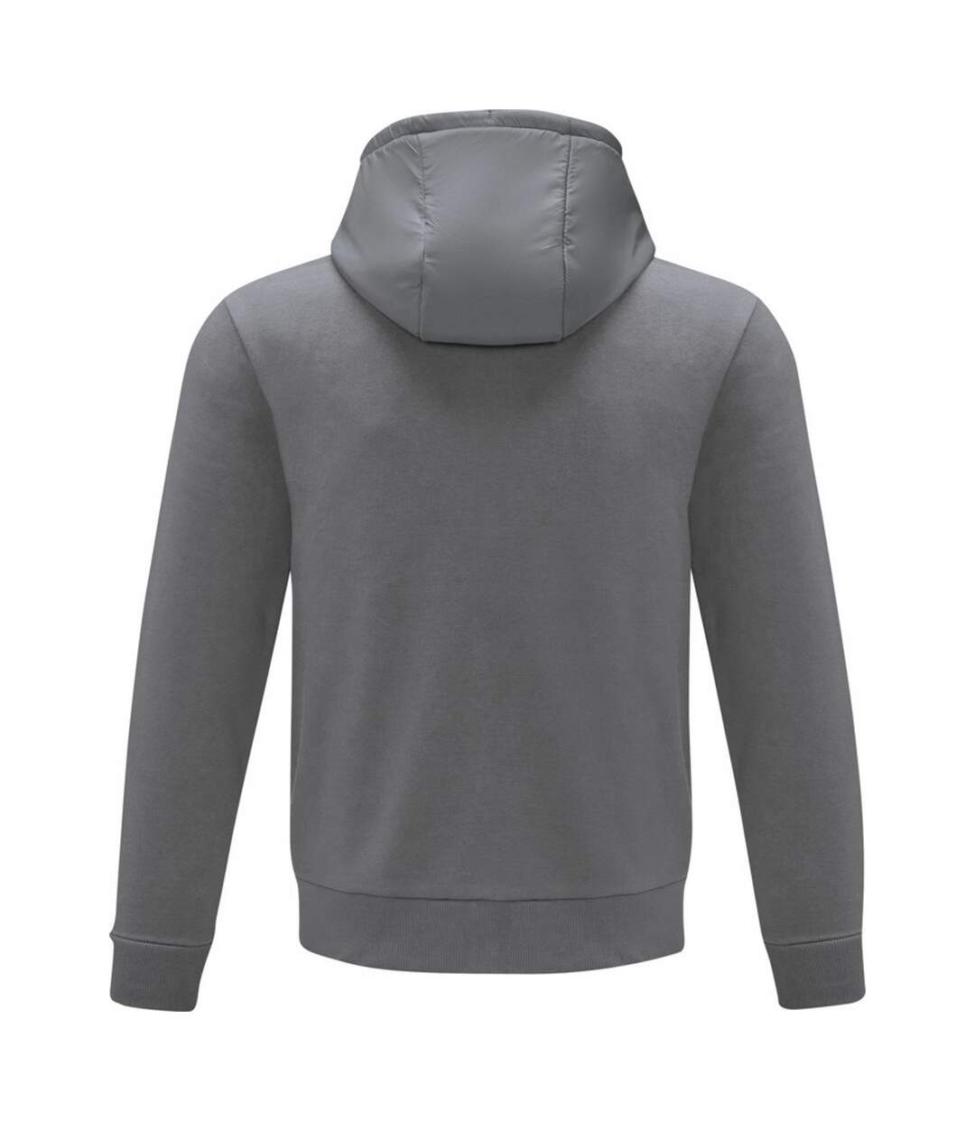 Mens darnell full zip hoodie steel grey Elevate Life