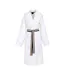 Womens/ladies Blinea Stripe Detail Kimono Robe White Boss-1