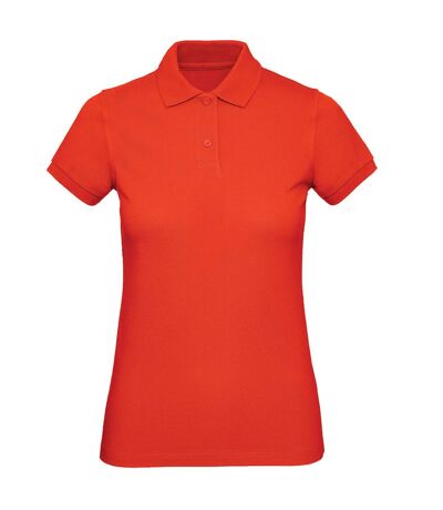 Polo inspire femme rouge feu B&C