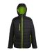 Mens Thermal Padded Jacket Black Lime Green Regatta Professional-1