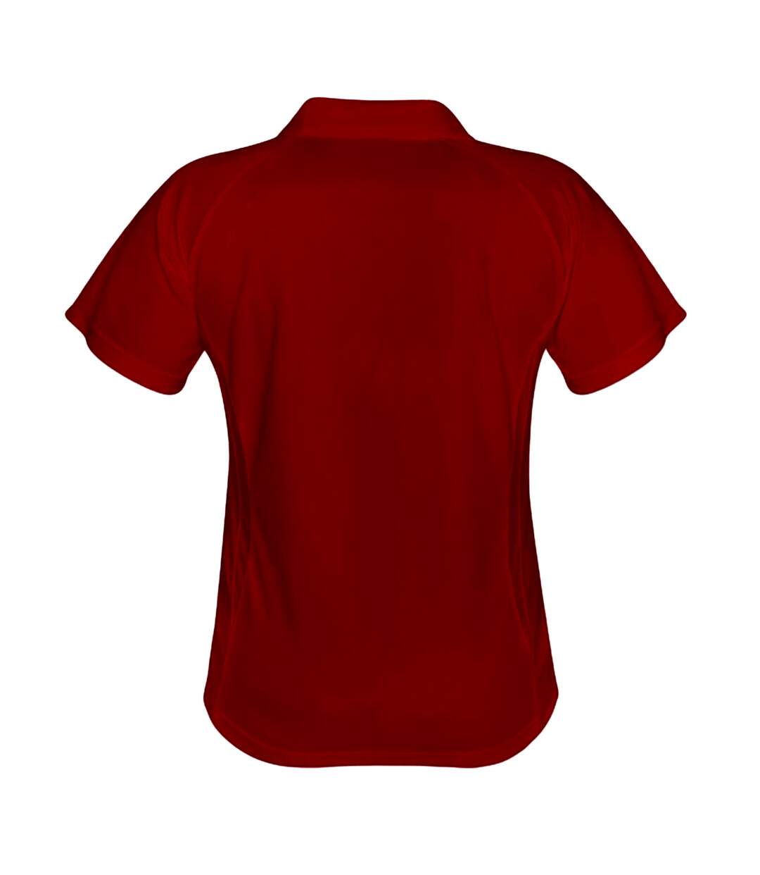 Polo sport femme rouge/blanc Spiro