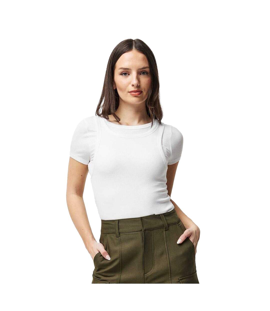 T-shirt Manches Courtes Femme Blanc Jack Wills-4