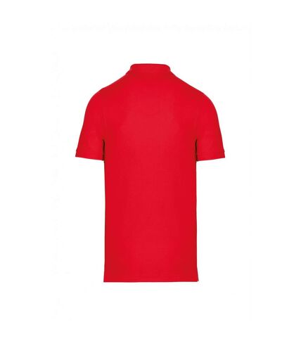 Kariban Mens Pique Anti-Bacterial Polo Shirt (Red)
