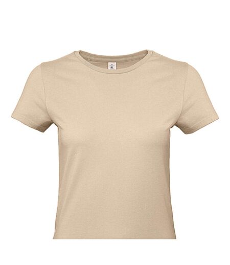 Womens/ladies #e190 T-shirt Sand B&C