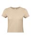 Womens/ladies #e190 T-shirt Sand B&C-2