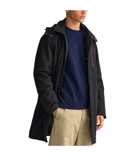 Mens Padded Car Coat Black Gant