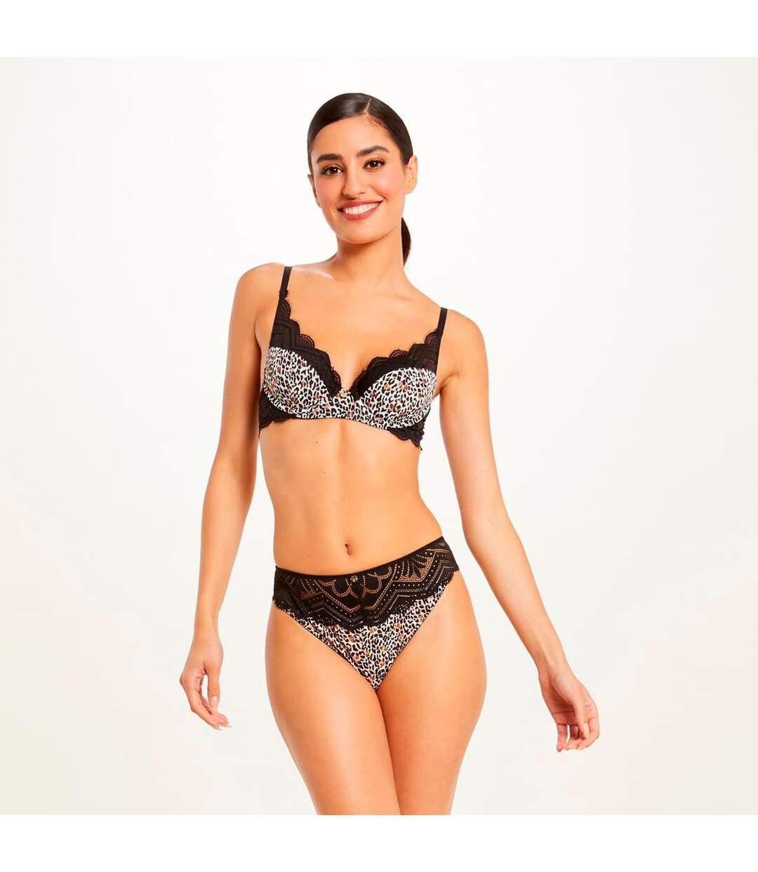 Soutien-gorge ampliforme noir Melinda