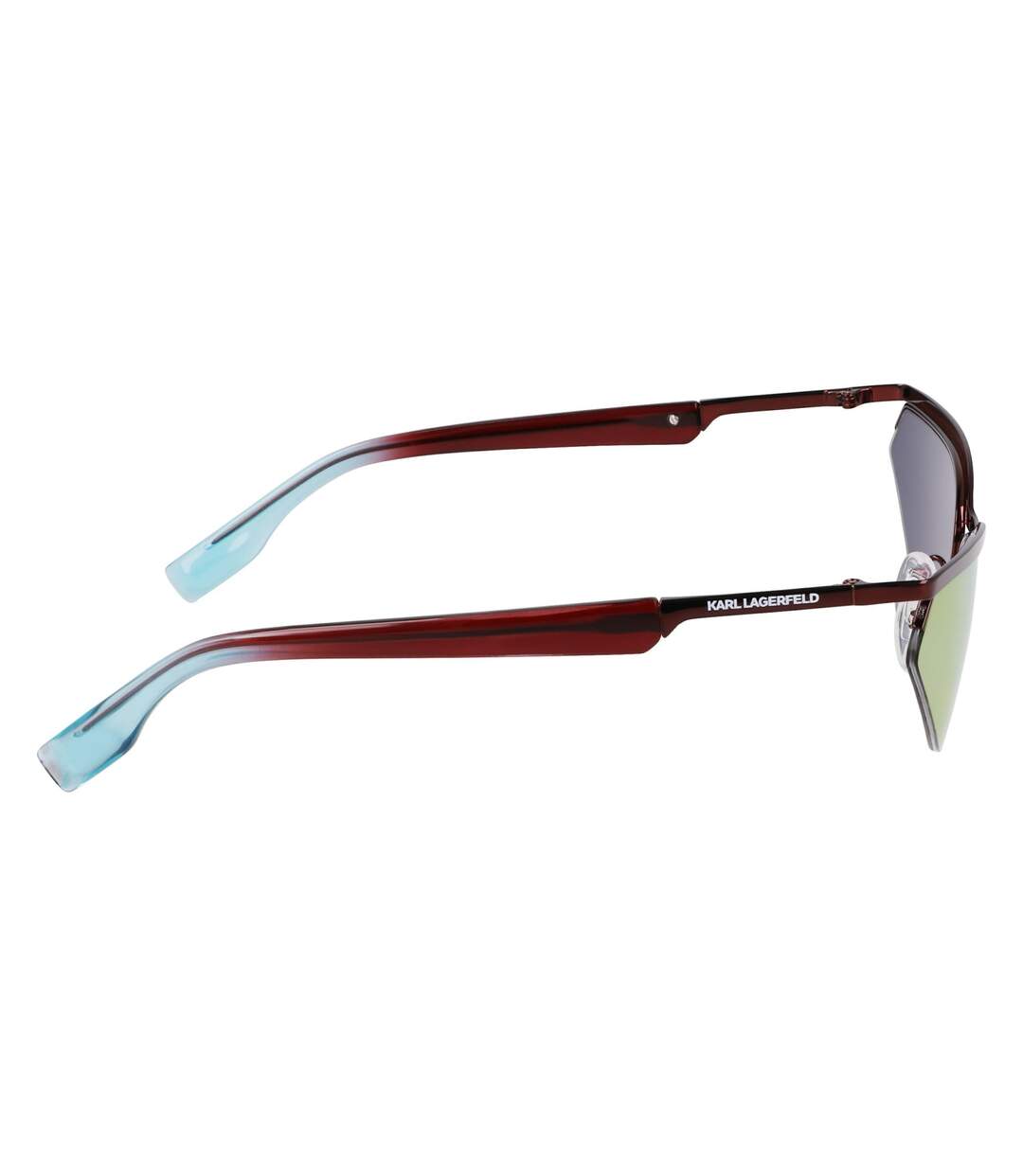 Lunettes De Soleil Motif/style Miroir Adulte Taille Unique Bordeaux Karl Lagerfeld-4
