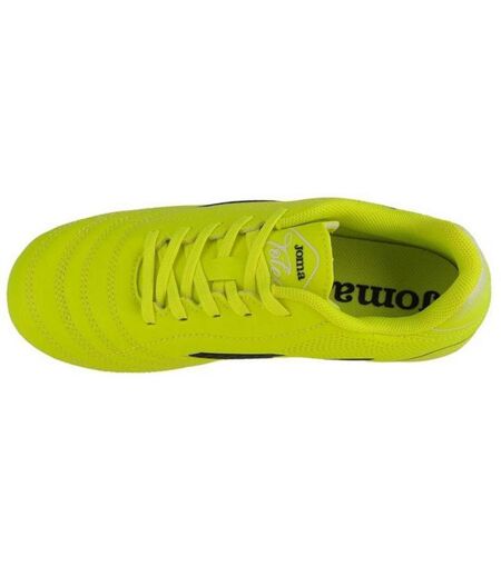 Childrens/kids Toledo Artificial Ground Football Boots Yellow Joma