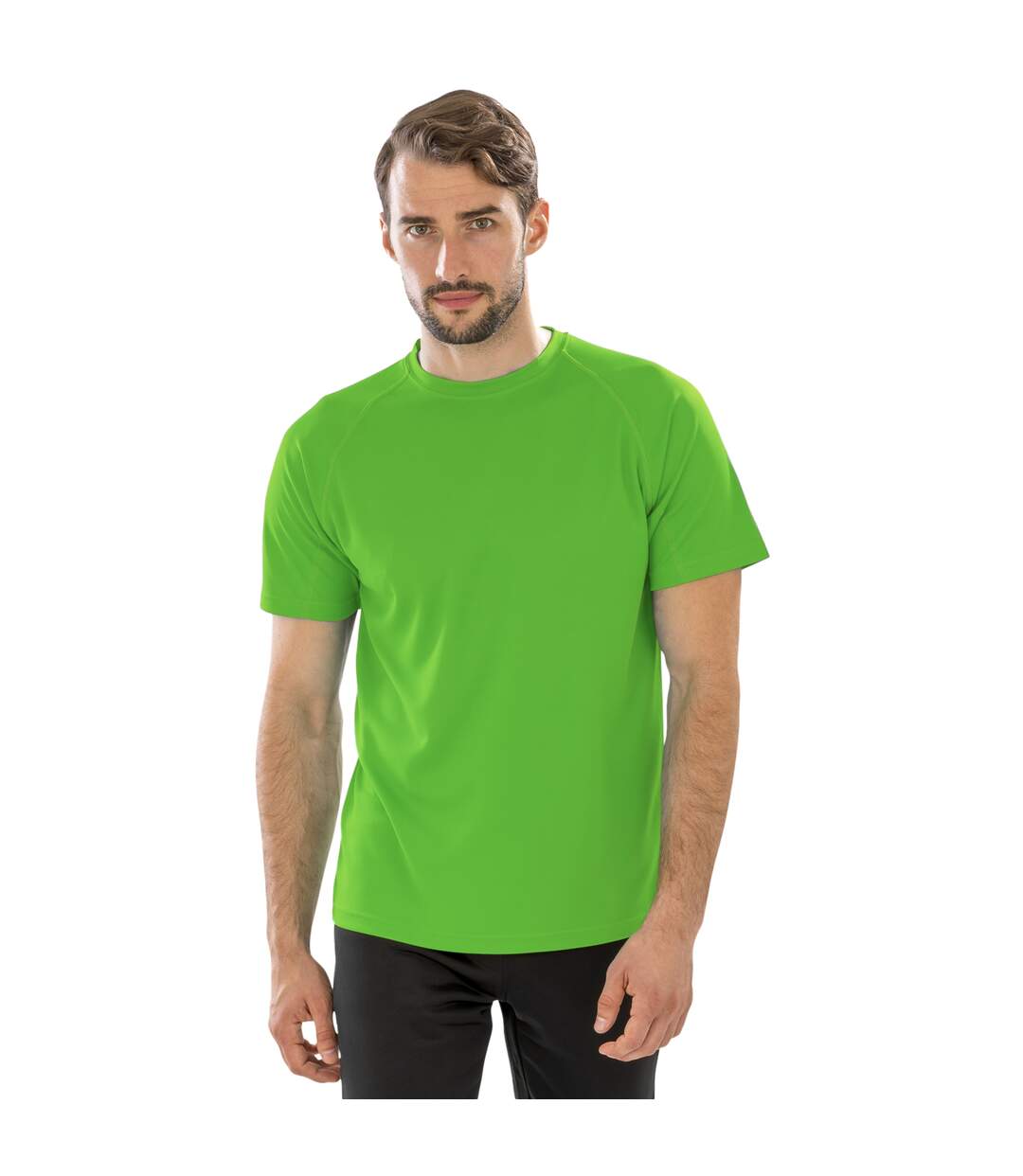 Spiro Mens Aircool T-Shirt (Lime Punch)