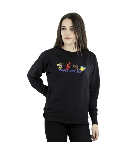 Disney - Sweat THE LITTLE MERMAID UNDER THE SEA - Femme (Noir) - UTBI23472