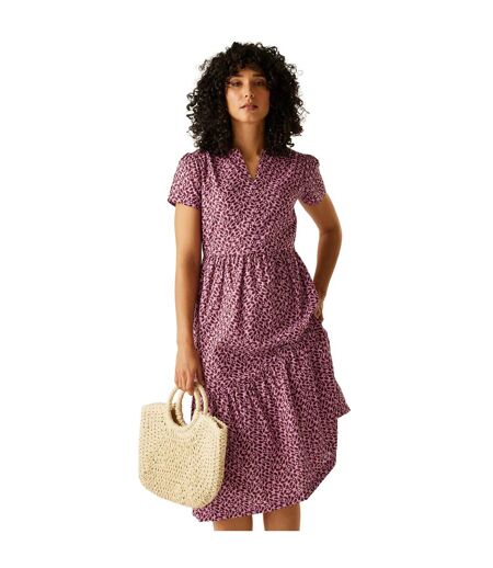 Robe Mi-longue Orla Kiely Femme Lilas Regatta