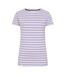 Haut Manches Courtes Breton Femme Lilas Lazy Jacks-1