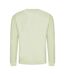 Just hoods  unisex crew neck plain sweatshirt 280 gsm pistachio green Awdis