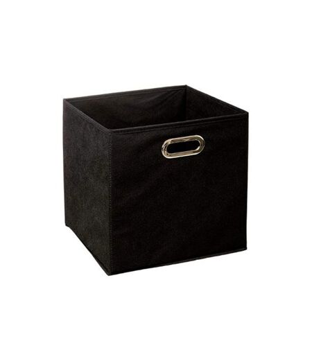 Boîte de Rangement Carrée Pliable Mix n'Modul 31x31cm Noir