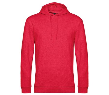 Sweat-shirt à capuche - Unisexe - WU03W - rouge heather