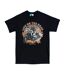 T-shirt Motif/style Motard Life On The Road Adulte Noir Wallace And Gromit-1