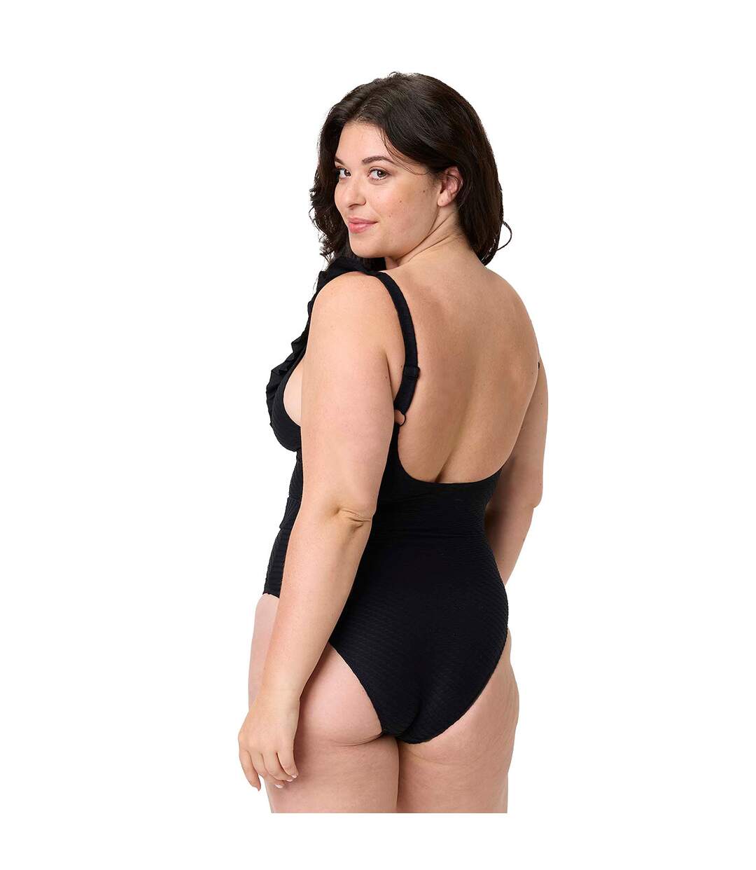 Maillot de bain une pièce noir Corsica-2