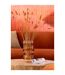 Vase Design en Verre Pebbles 32cm Ambre-4