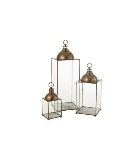 Lanterne Design en Verre Hagrid 85cm Bronze