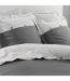 Parure de Lit 3 Pièces Versa 240x220cm Anthracite-5