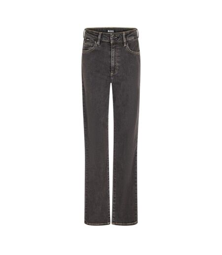 Womens/ladies Denim Plain Slim Jeans Pastel Grey Boss
