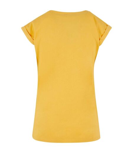 T-shirt Femme Jaune Build Your Brand