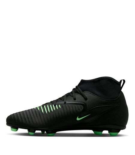 Mens Phantom 6 Firm Ground Football Boots Black Green Nike