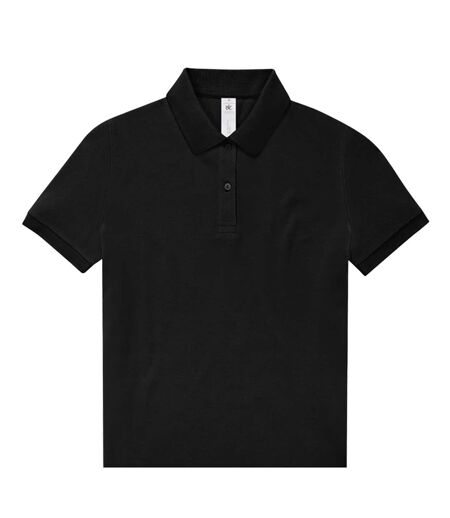 Womens/ladies My Polo Shirt Black B&C