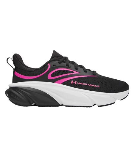 Womens/ladies Rogue 6 Trainers Black Pink White Under Armour