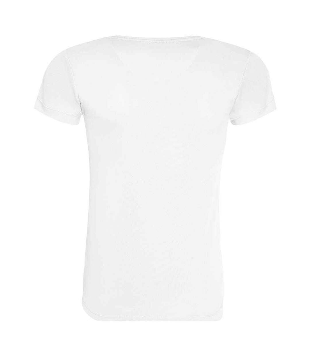 T-shirt cool femme blanc arctique Awdis-2