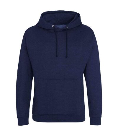 Sweat à capuche college adulte bleu marine fumé Awdis