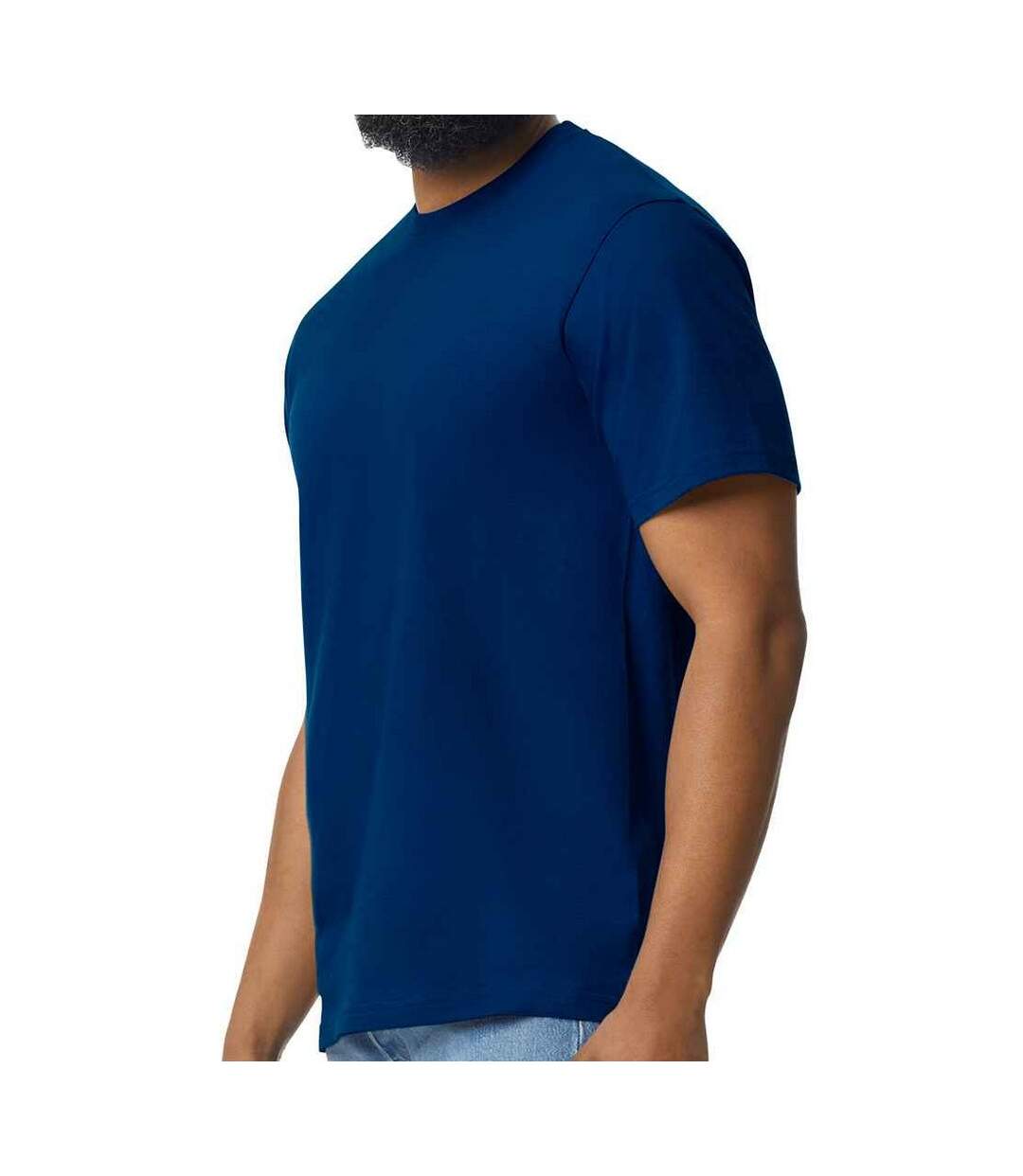 T-shirt Adulte Bleu Marine Gildan-3
