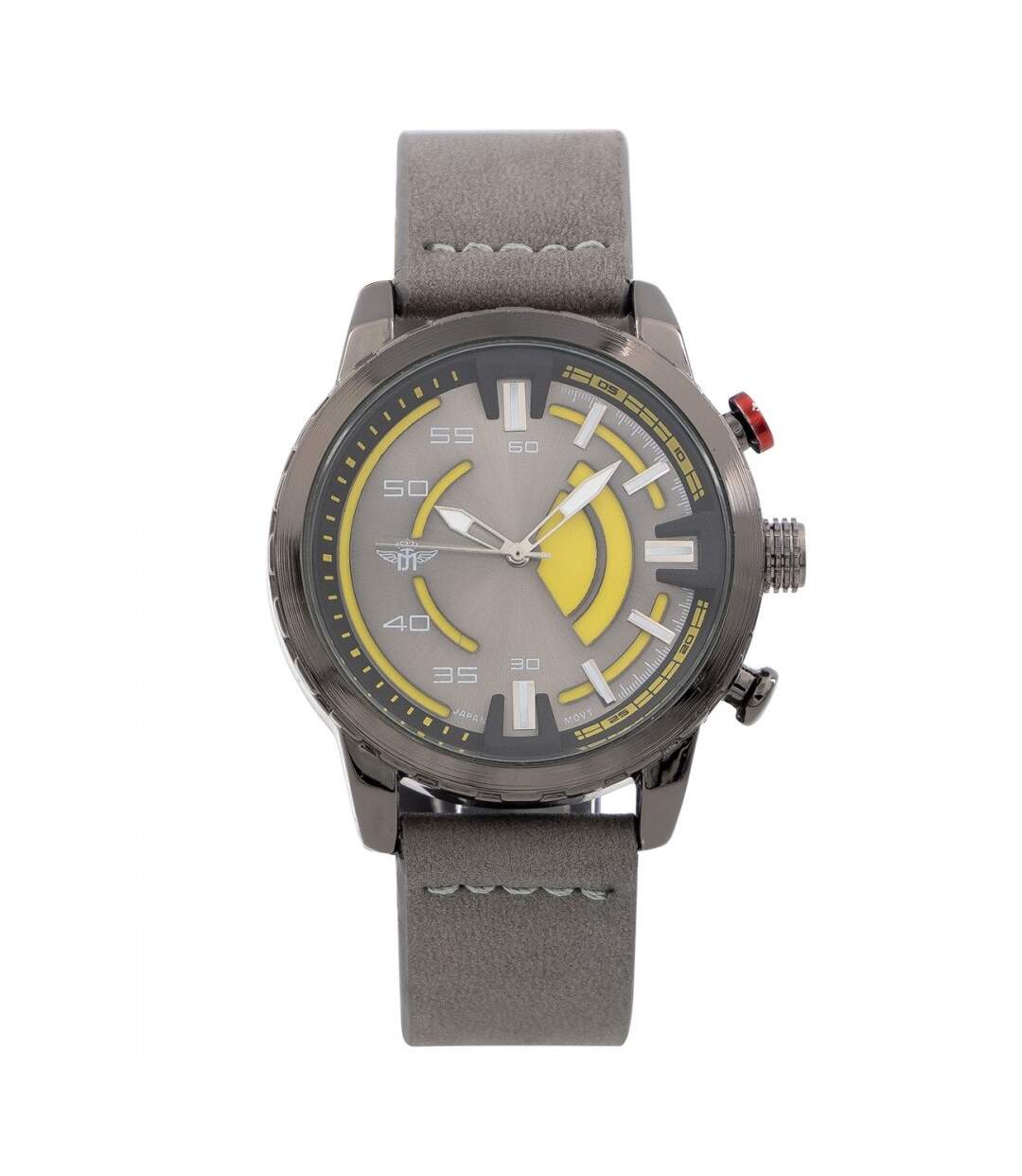 Coffret Montre Homme Gris M. JOHN