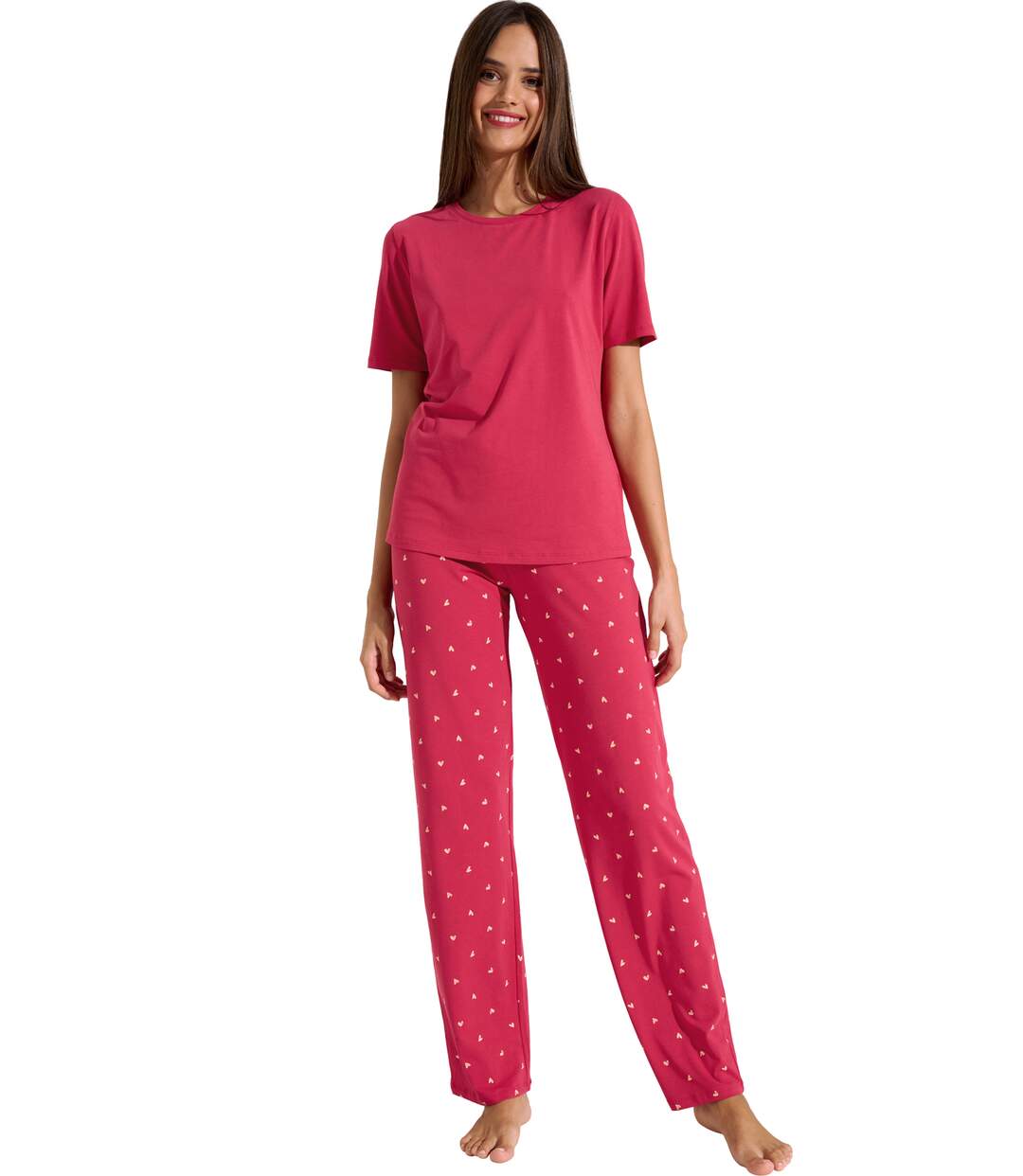 Pyjama pantalon t-shirt True Love Lisca Cheek