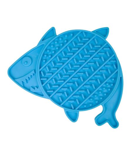 Orva shark dog feeding mat 18cm blue Ancol