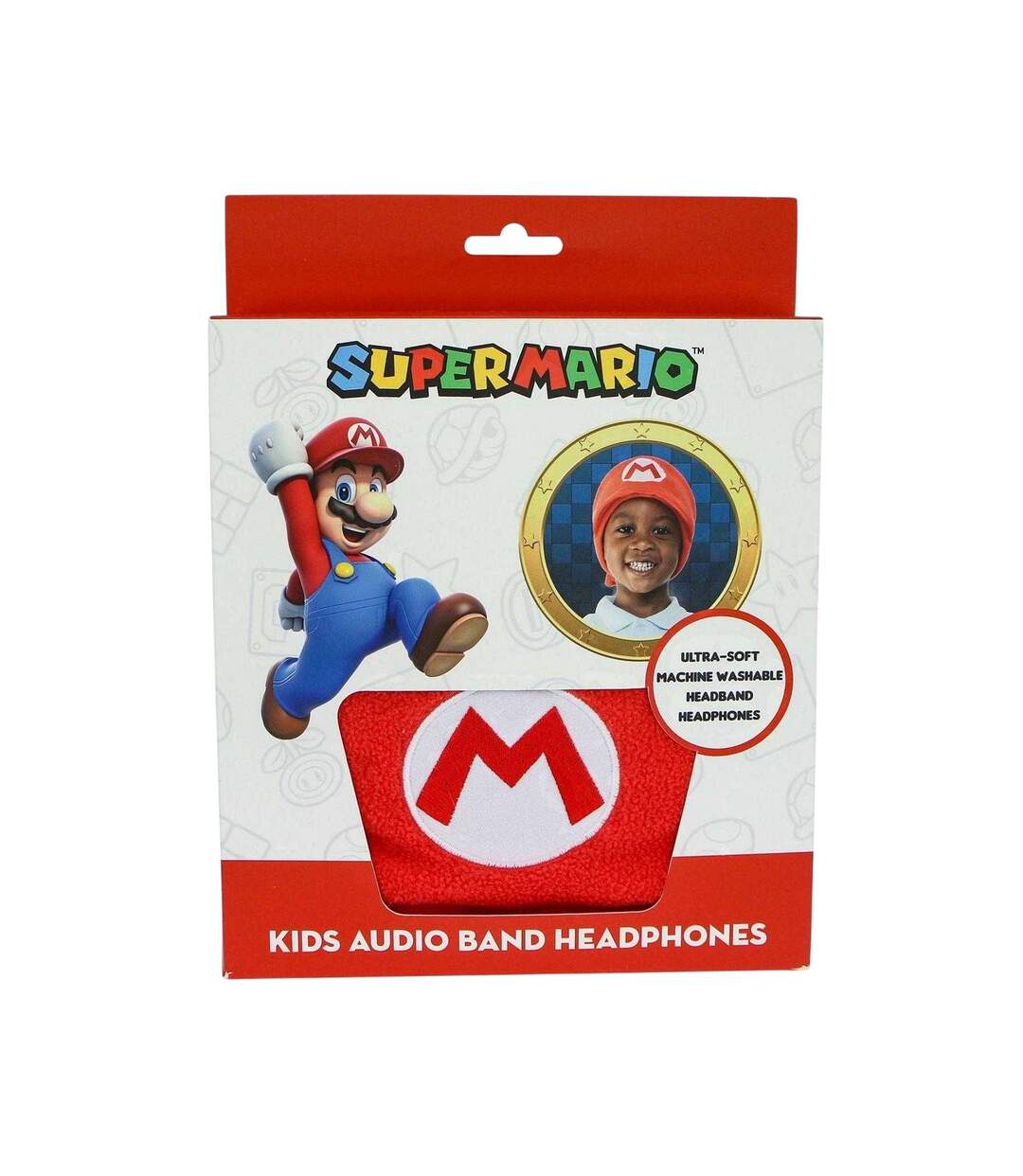 Headphones Headband One Size Red Super Mario-3