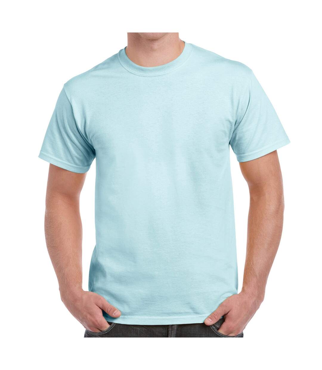 Gildan Mens Hammer Heavyweight T-Shirt (Chambray) - UTPC3067-1