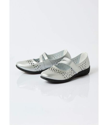 Ballerines babies cuir largeur confort